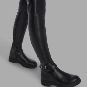 Justfab over the knee riding boots size 8 black
